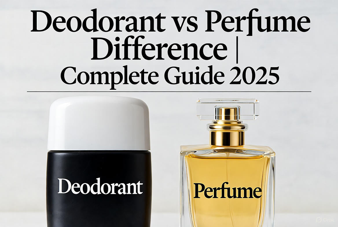 Deodorant vs Perfume Difference | Complete Guide 2025 – Mahadi Perfumes