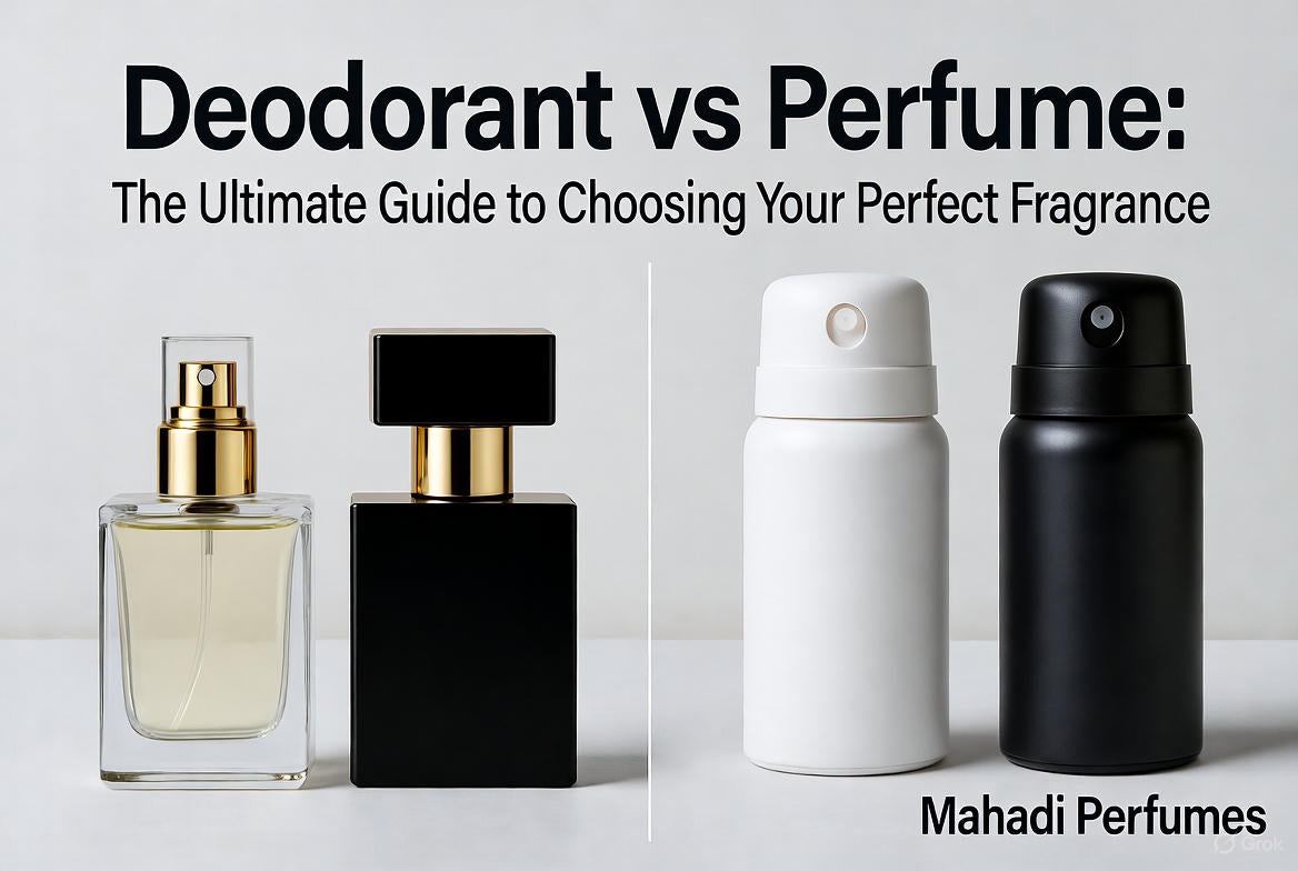 Deodorant vs Perfume: The Ultimate Guide to Choosing Your Perfect Fragrance | Mahadi Perfumes