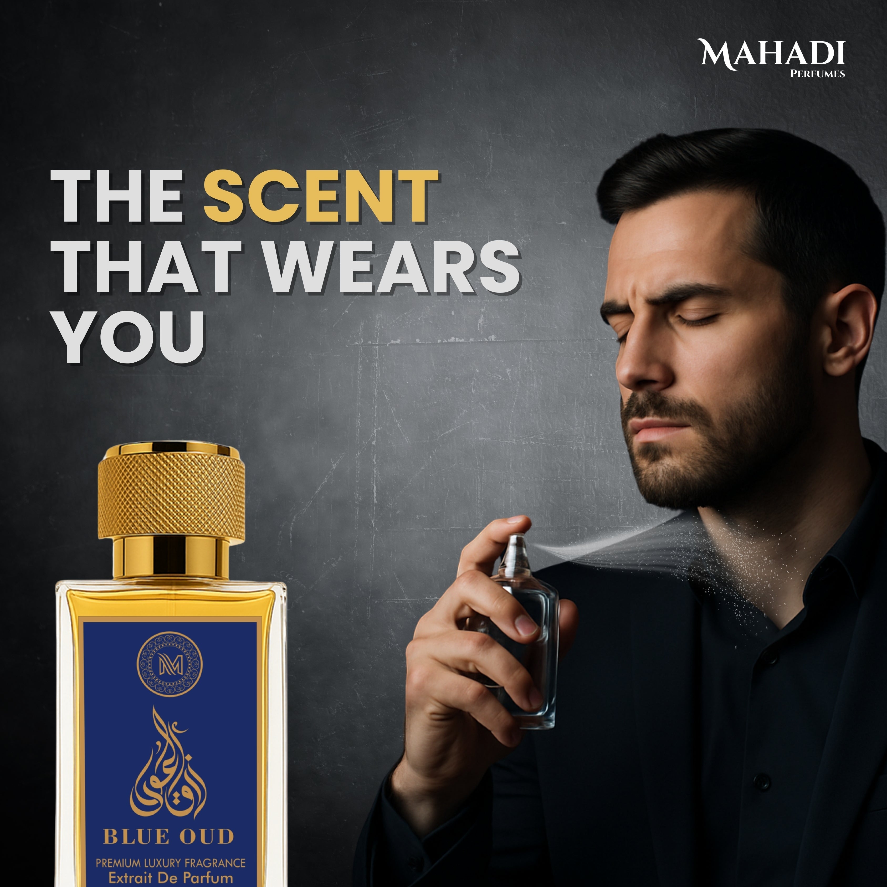Blue Oud Perfume by Ibraheem AlQurashi: The Ultimate Unisex Fragrance Experience at Mahadi Perfumes