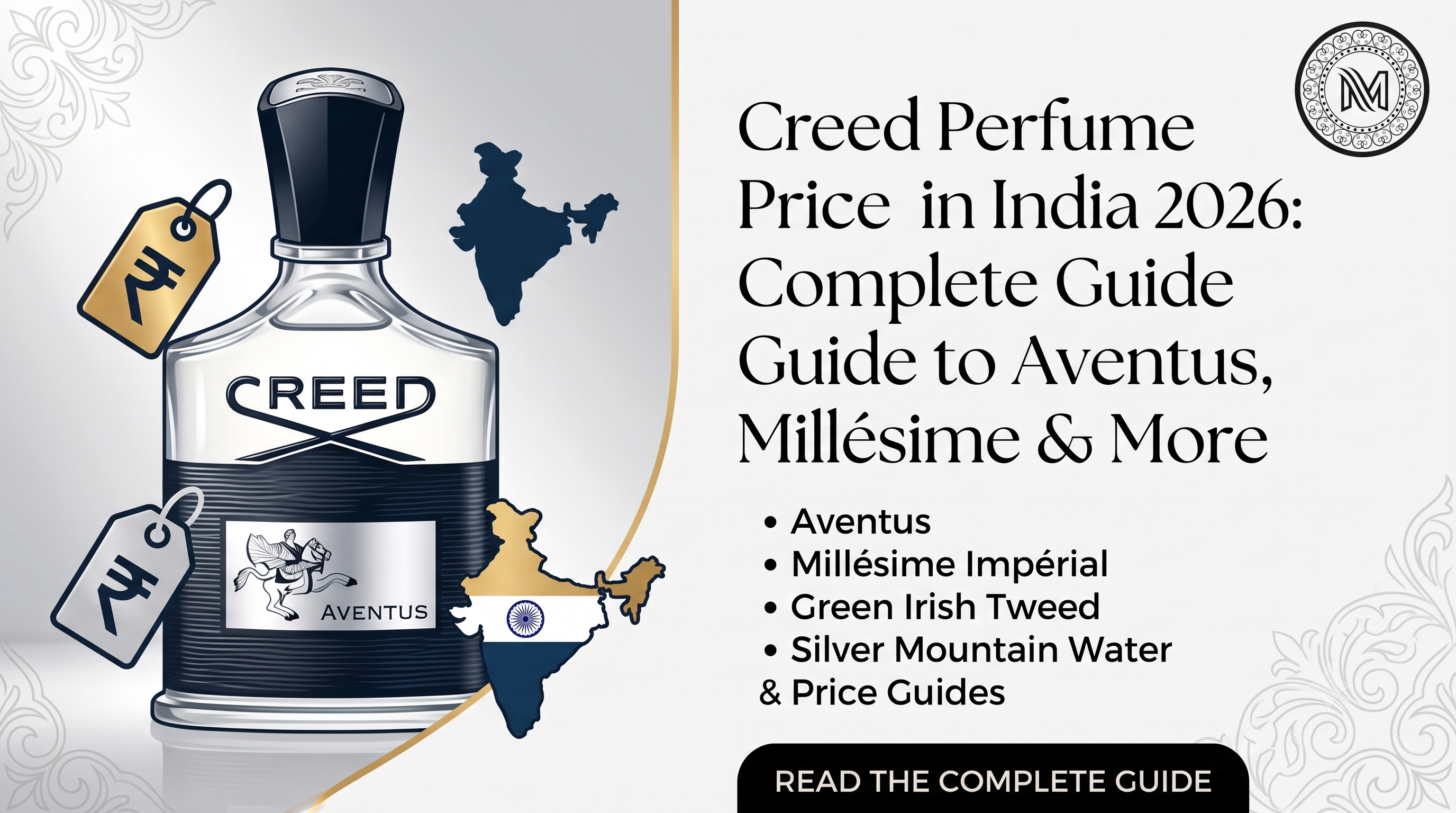 Creed Perfume Price in India 2026: Complete Guide to Aventus, Millésime & More
