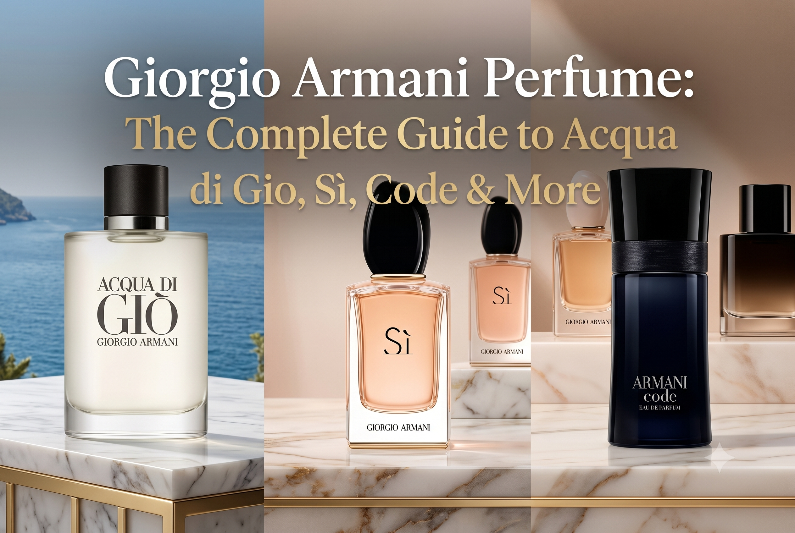 Giorgio Armani Perfume: The Complete Guide to Acqua di Gio, Sì, Code & More