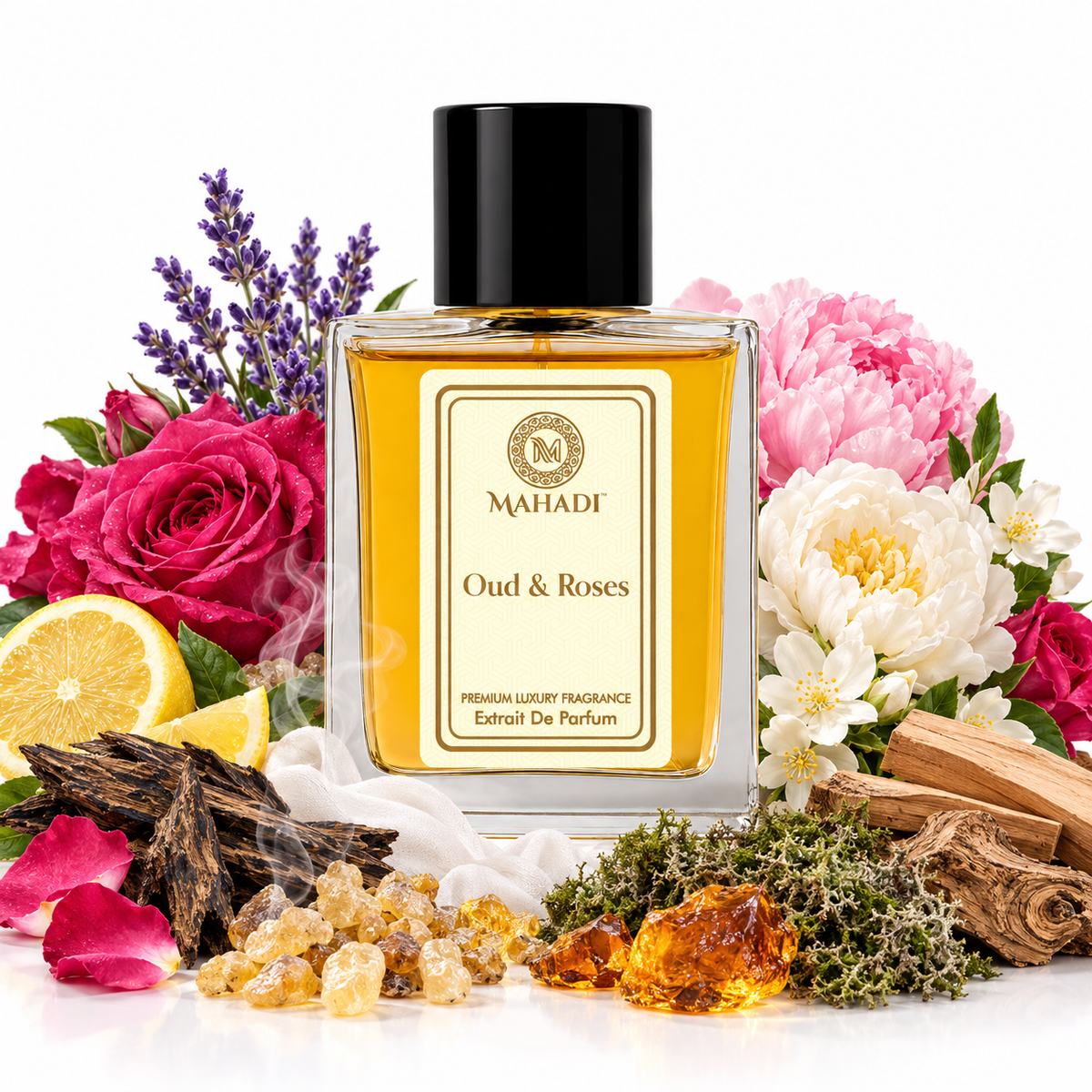 Oud & Roses Unisex Perfume – Floral Oud Fragrance