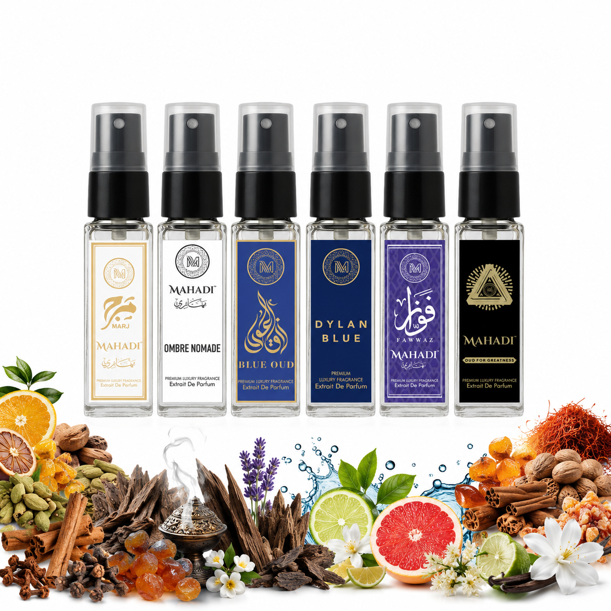 Luxury Mini Perfume Collection | 6 Perfumes | 8ml x 6 | Perfect Gift Set
