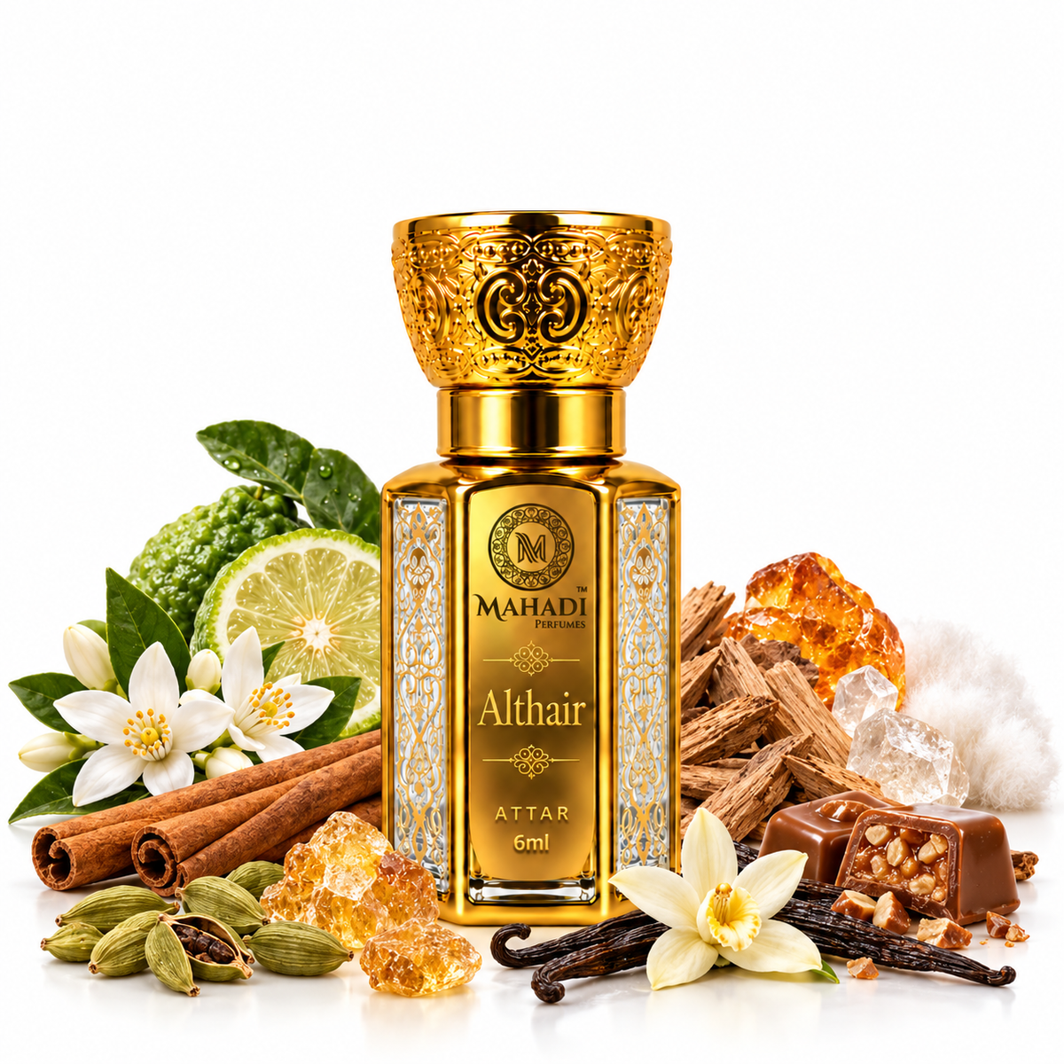Althair Attar 6ml | Long-Lasting Warm Vanilla Fragrance