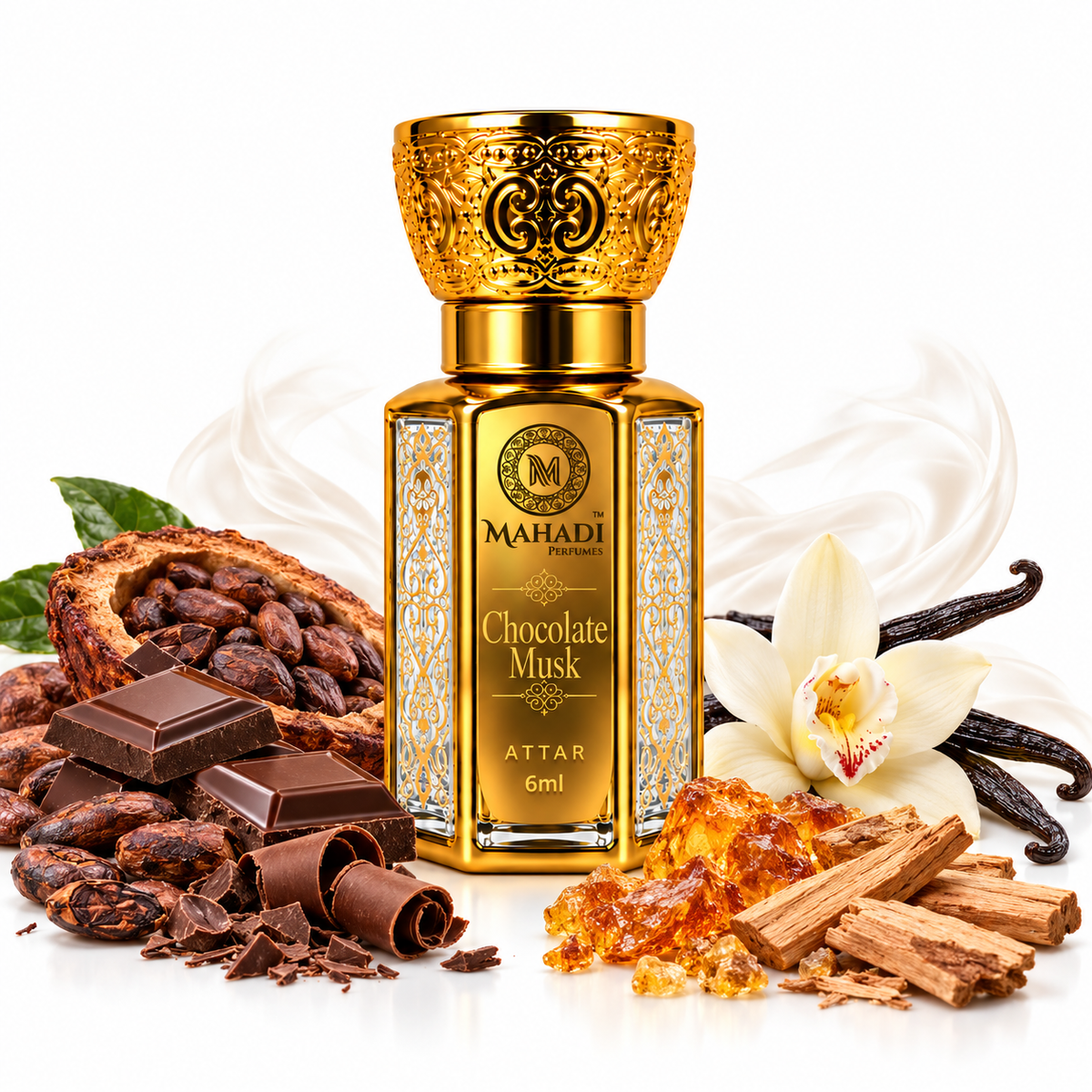 Chocolate Musk Attar | Sweet Cocoa & Vanilla Musk | Unisex