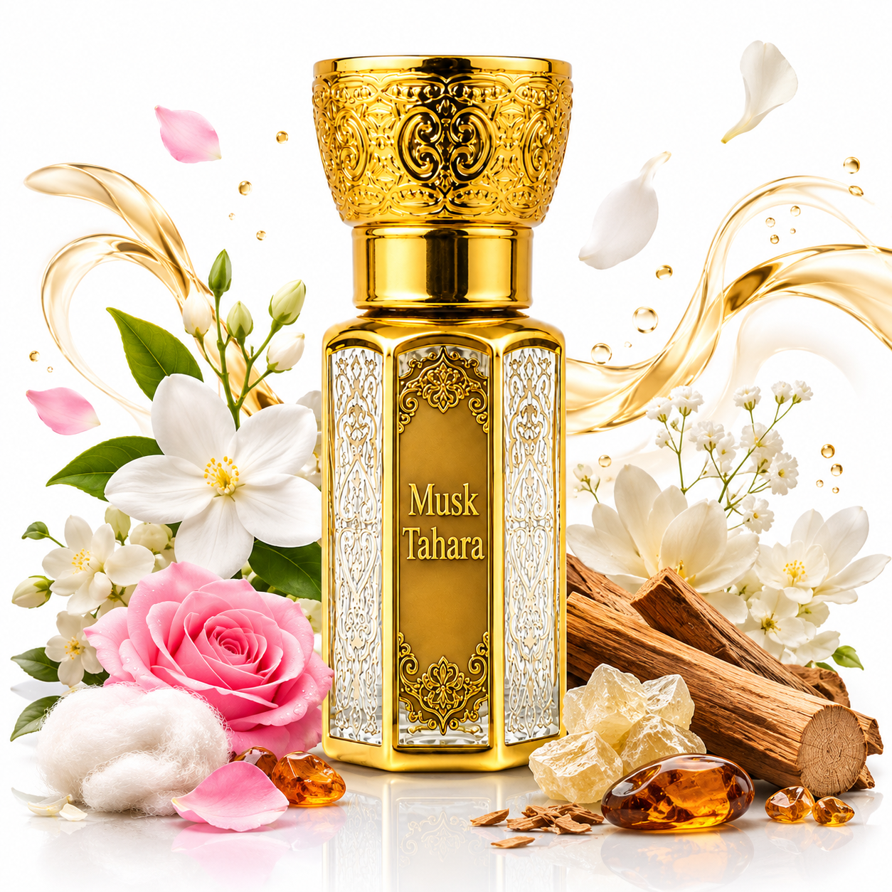Musk Tahara Attar – Pure White Musk | Long-Lasting Alcohol-Free Unisex Attar