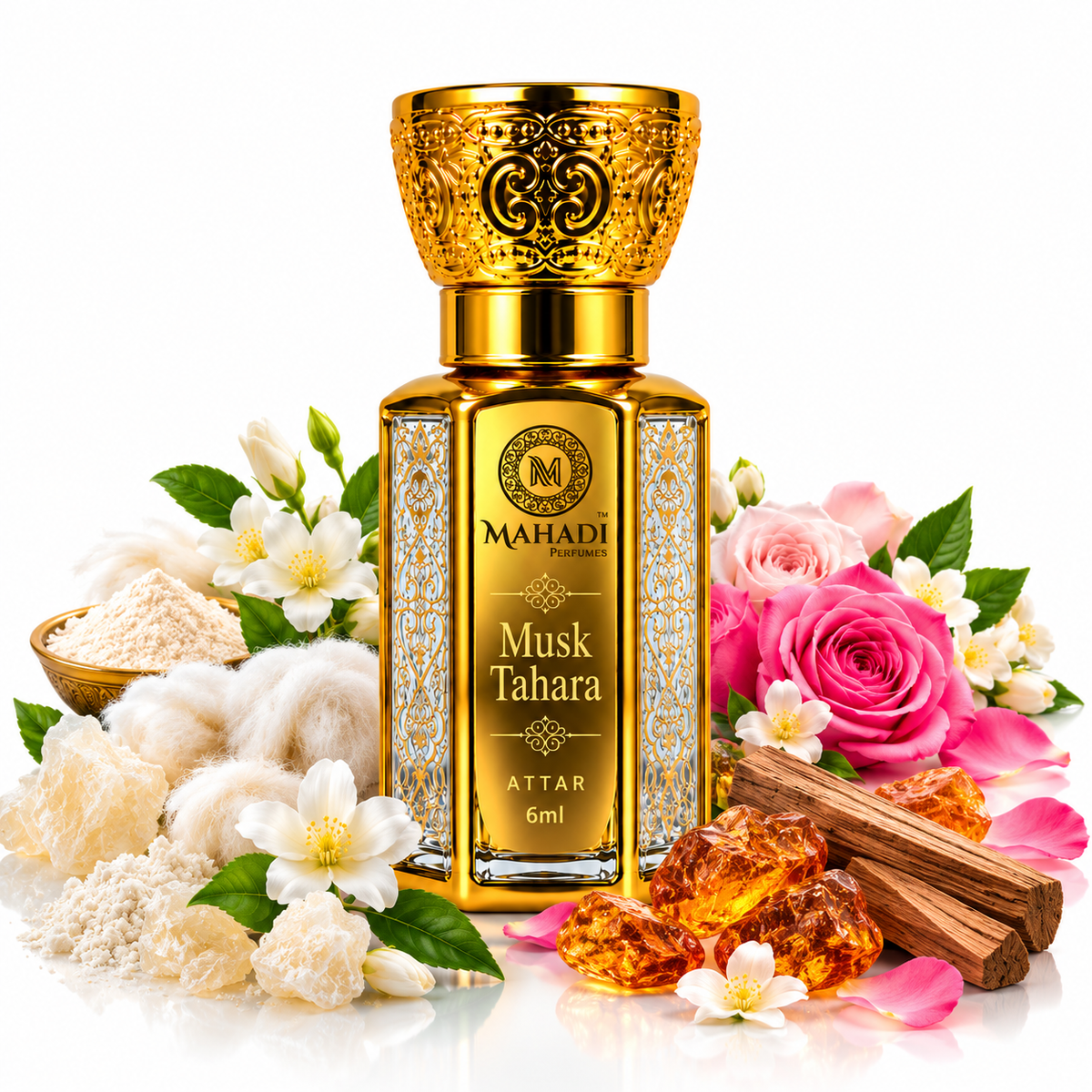 Musk Tahara Attar – Pure White Musk | Long-Lasting Alcohol-Free Unisex Attar