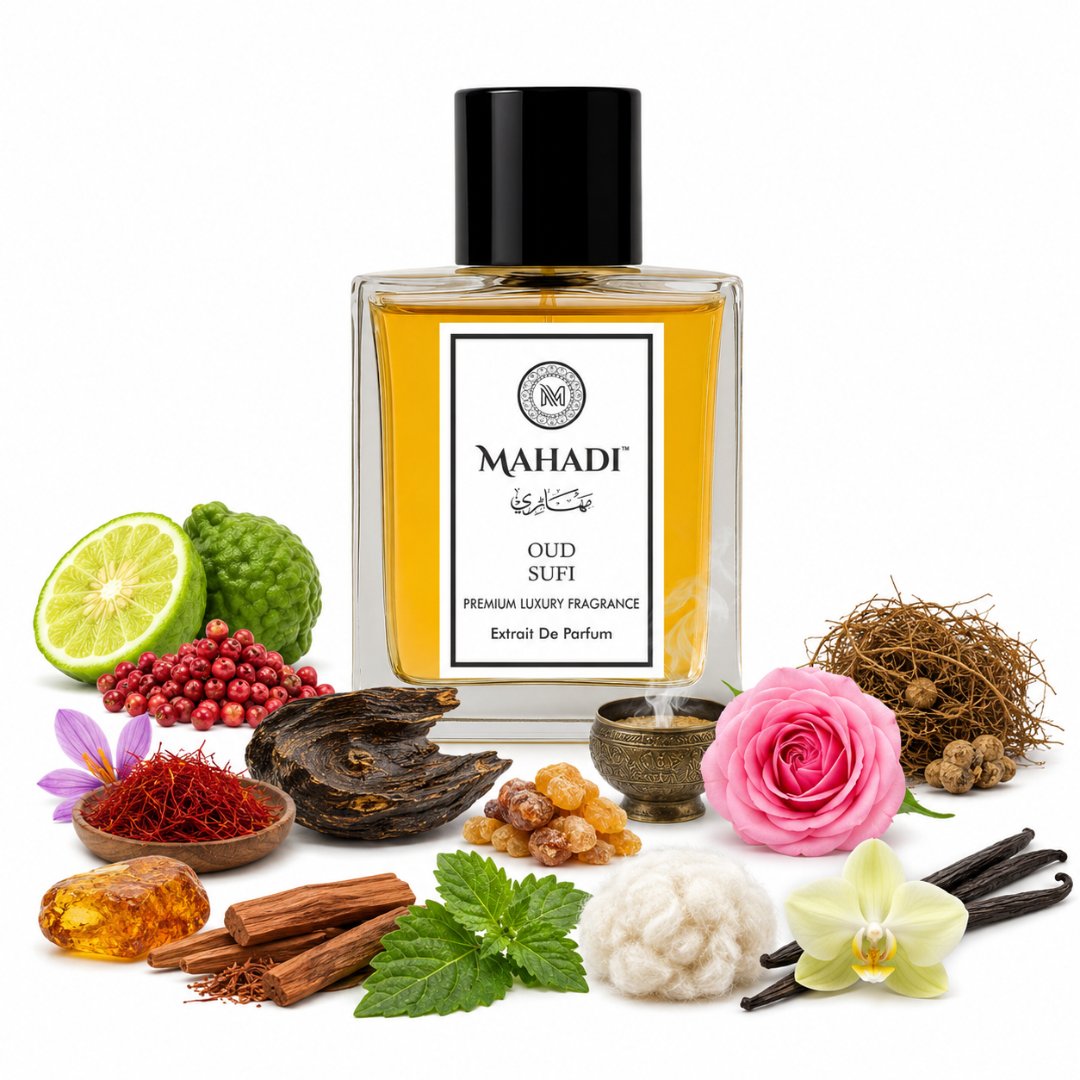 Oud Sufi Amber Woody Perfume | Oud, Patchouli, Sandalwood & Vanilla | Unisex Eau De Parfum