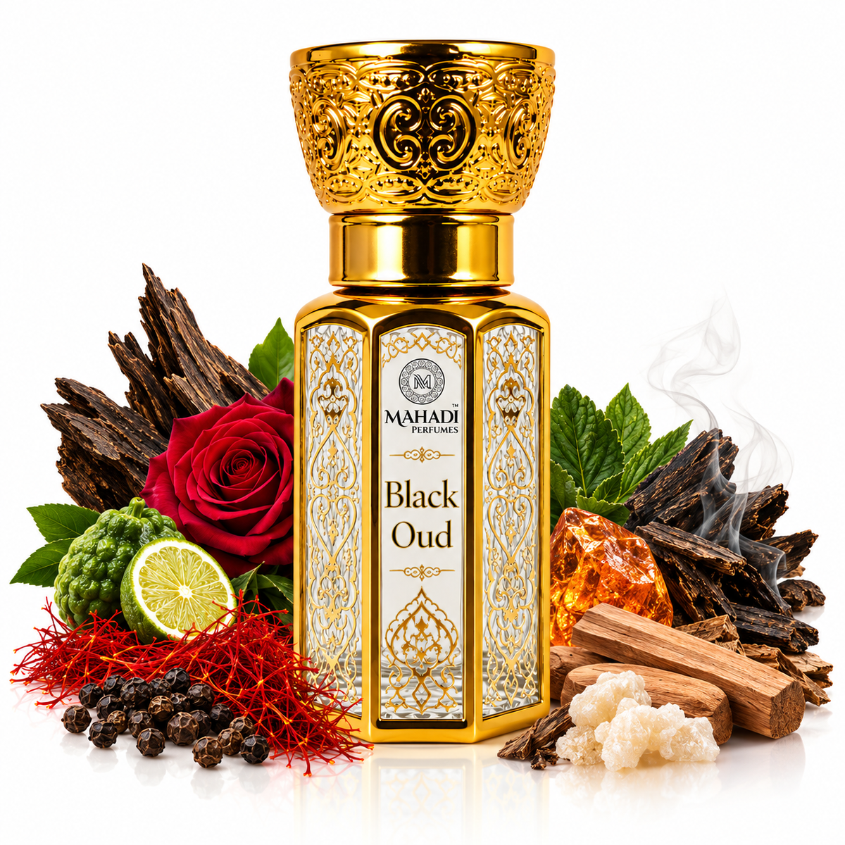 Black Oud Attar | Long Lasting Oud Perfume Oil for Men & Women