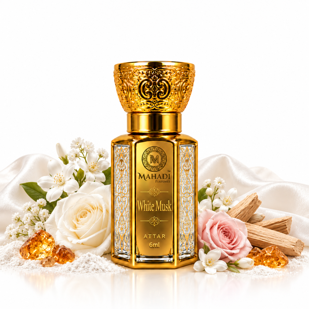 White Musk Attar | Long-Lasting Unisex Perfume Oil