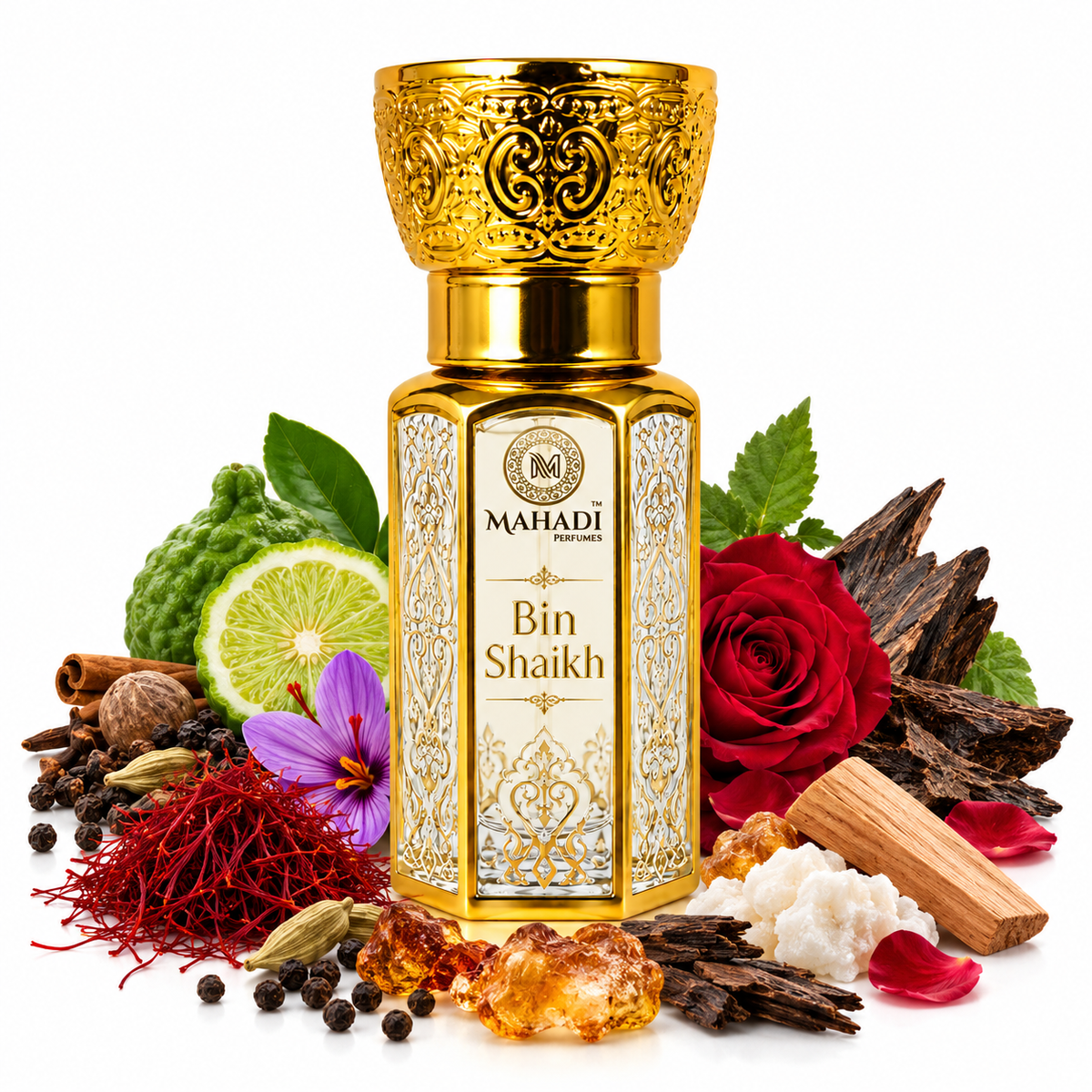 Bin Shaikh Attar | Luxury Oud, Amber & Musk Perfume Oil | Long Lasting Unisex Attar