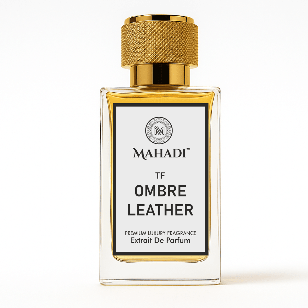 Ombré Leather Unisex Perfume EDP Spray for Men & Women | Leather Animalic Earthy Fragrance Accords | Luxury Gift for Him / Her | Variants Available : 35 ml / 100 ml - Mahadi Perfumes