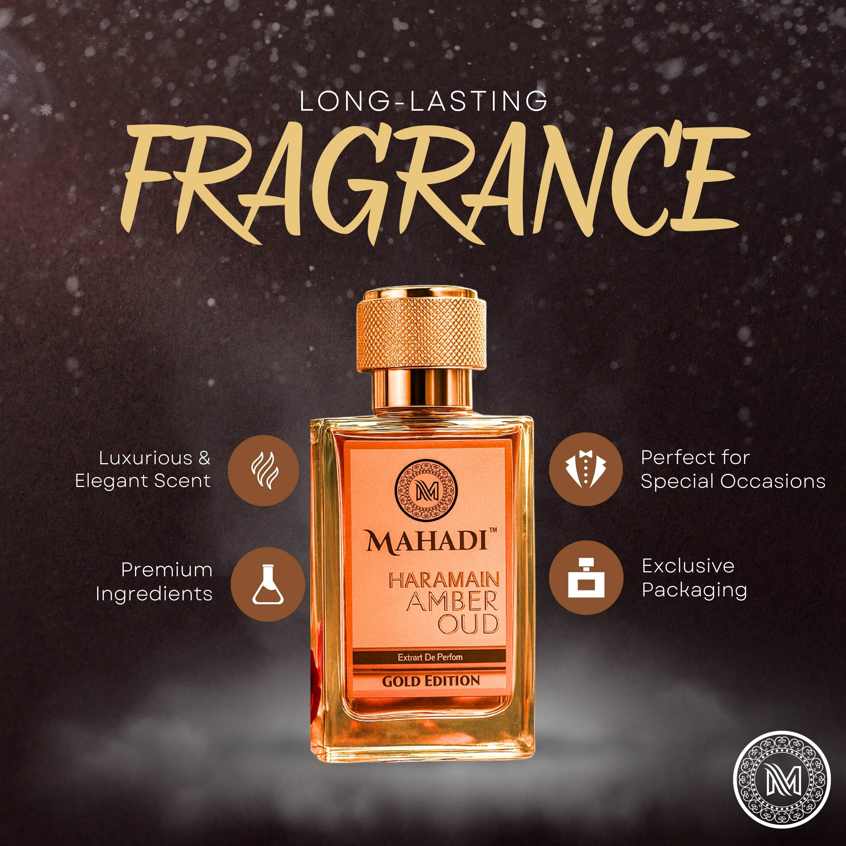 Harmain Amber Oud - Mahadi Perfumes