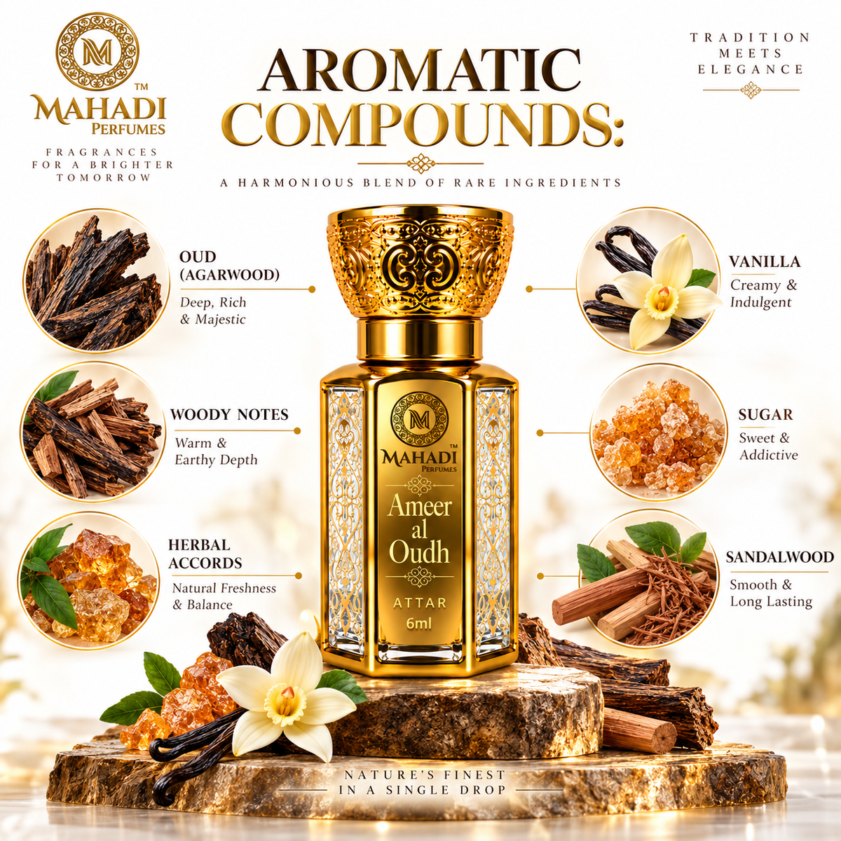 Ameer Al Oudh Attar | Premium Long Lasting Unisex Oud Fragrance
