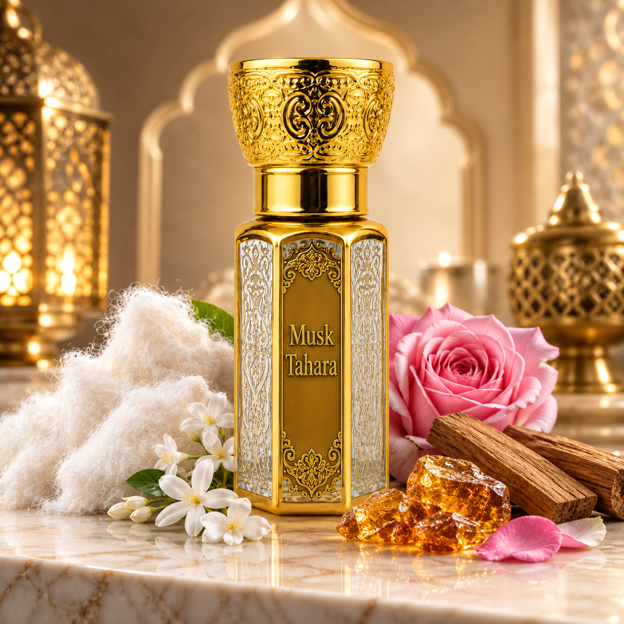 Musk Tahara Attar – Pure White Musk | Long-Lasting Alcohol-Free Unisex Attar