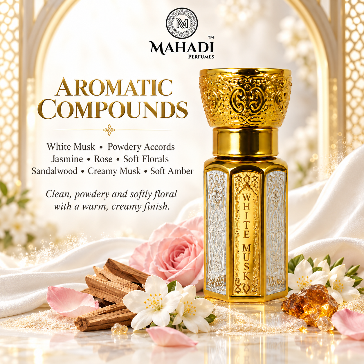 White Musk Attar | Long-Lasting Unisex Perfume Oil