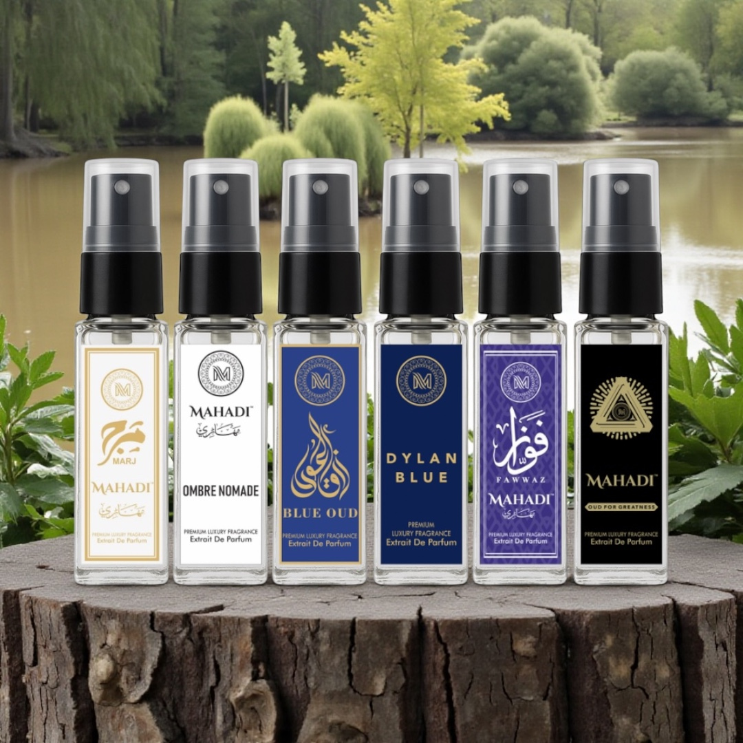 Luxury Mini Perfume Collection | 6 Perfumes | 8ml x 6 | Perfect Gift Set