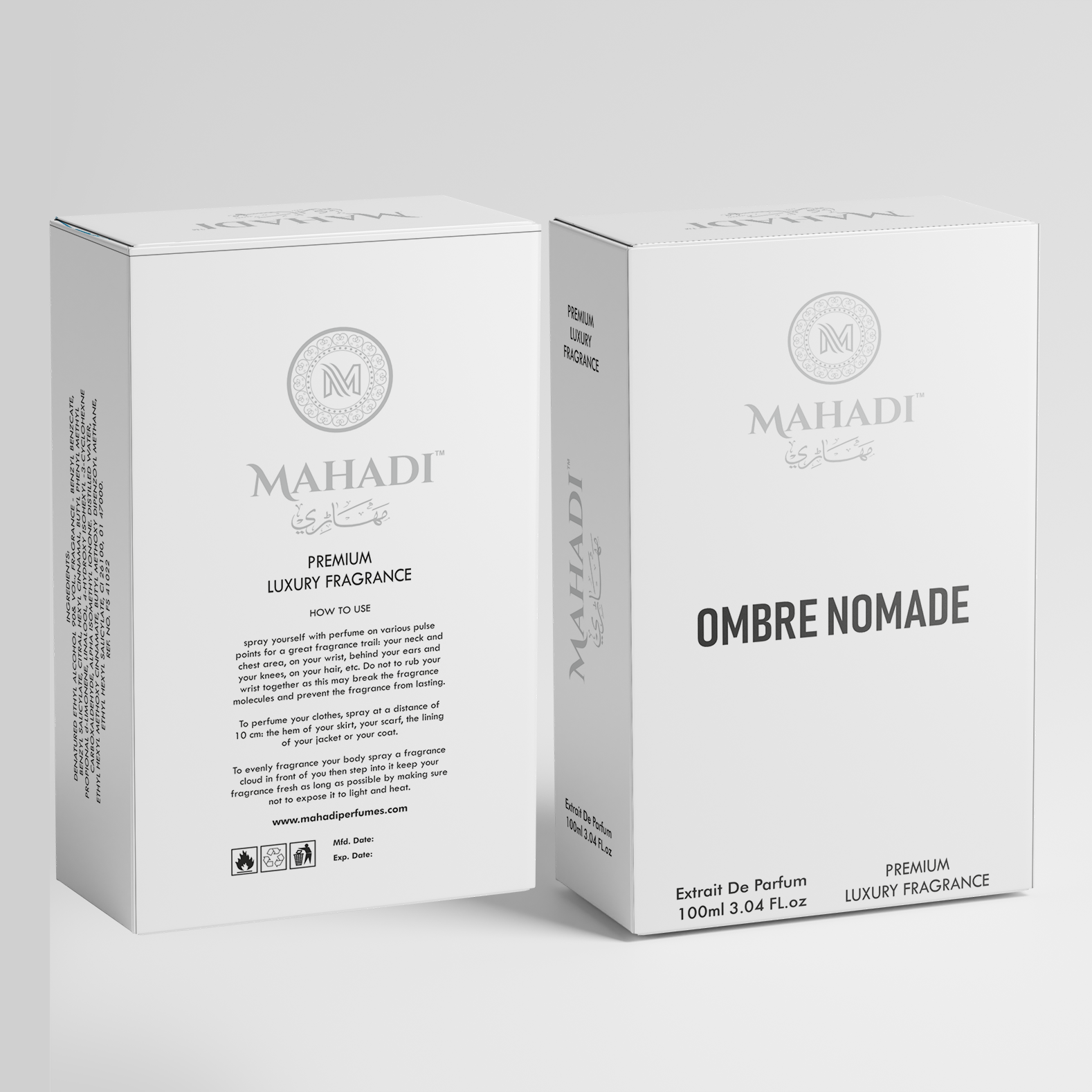 Ombre Nomade Unisex Perfume EDP Spray for Men & Women | Amber Oud Smoky Leather Fragrance Accords | Luxury Gift for Him / Her | Variants Available: 35 ml  / 100 ml  | Mahadi Perfumes