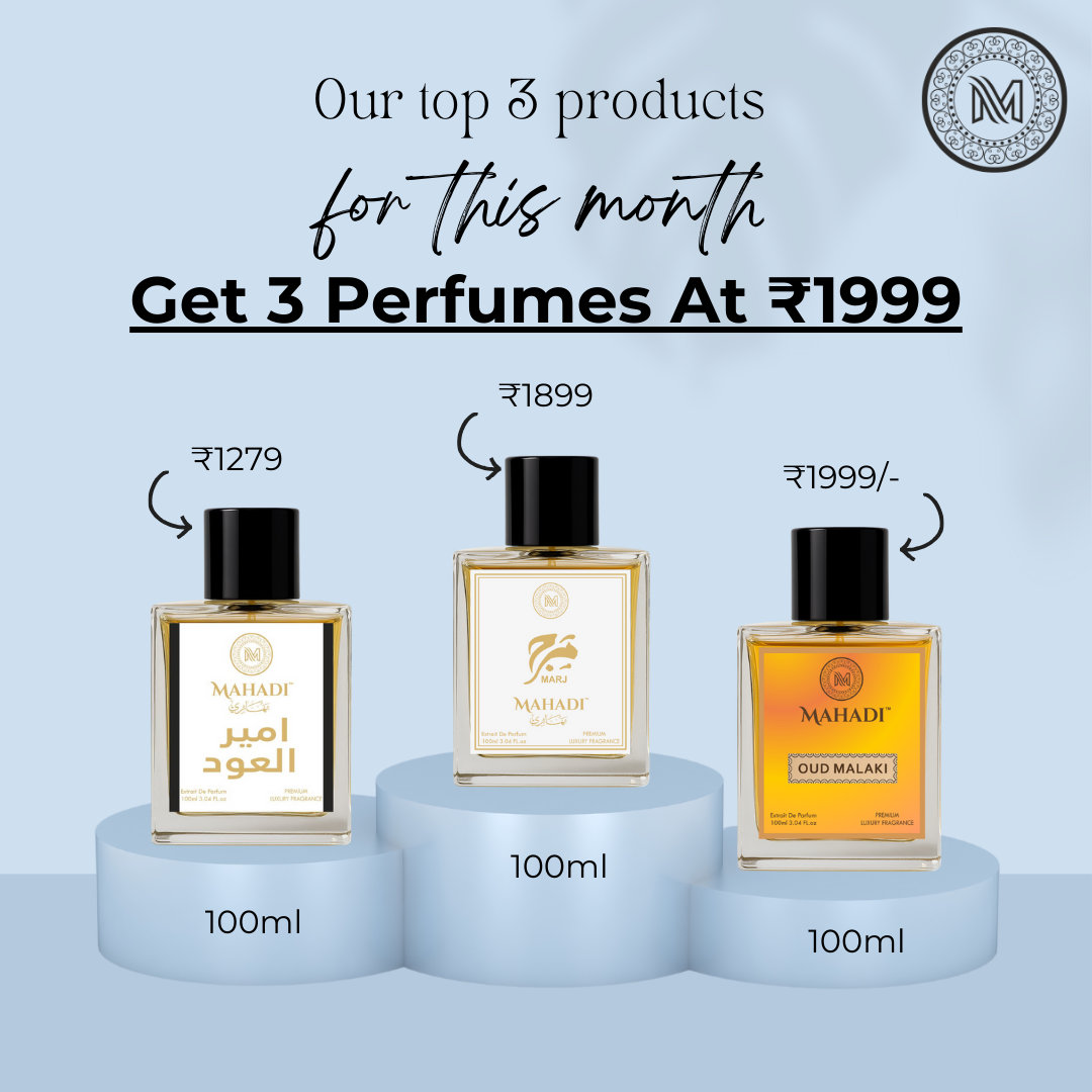 Get 3 perfumes at ₹1999