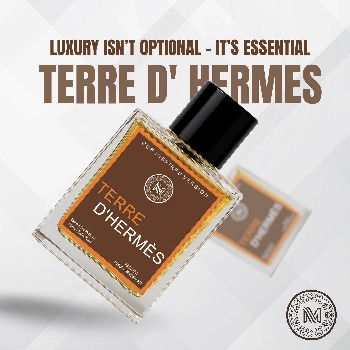 Terre D' Eau De Parfum Unisex | Long Lasting 100ml | Woody spicy fragrance | Earthy citrus | Vetiver and cedar notes | Bold and fresh aroma | Luxury unisex perfume | Iconic fragrance | Daily wear signature scent | Variants Available : 35 ml / 100 ml