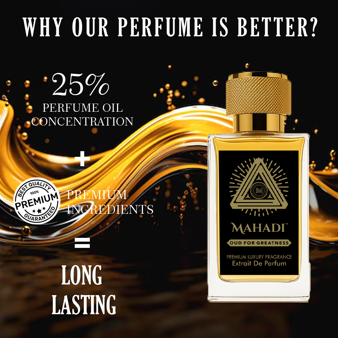 Oud for Greatness Eau de Parfum | Best oud perfumes for men/women | Natural Oud Wood | Long-Lasting | Variants Available : 35 ml / 100 ml